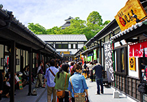 桜の小路(桜の馬場 城彩苑)