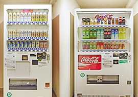 自動販売機 5・7・9・11F・製氷機 5F・タバコ 1F